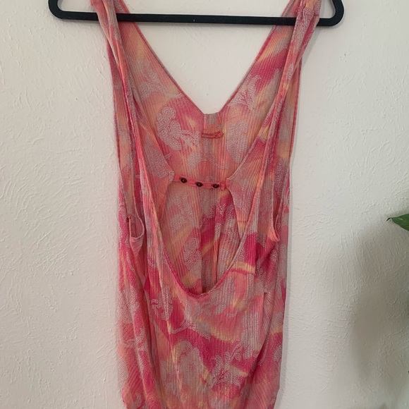 Free People flowy pink tank - Picture 5 of 11